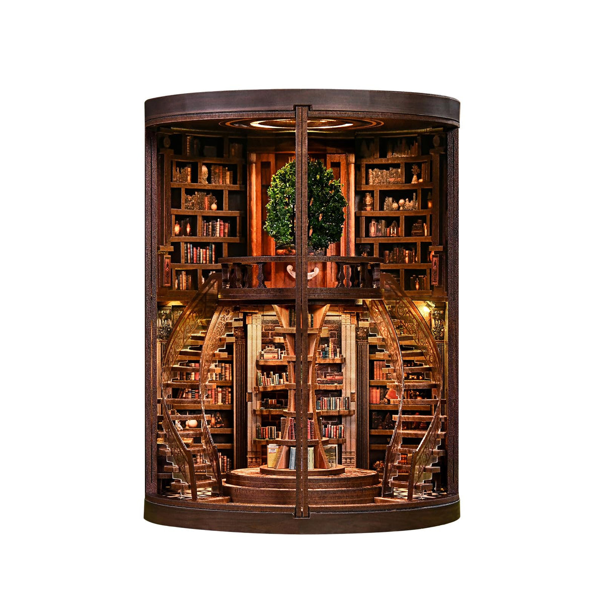 DIY Miniature Dollhouse Kit, 3D Wooden Puzzle Coffee Shop Model, Creative Mini Cafe Building Set with Furniture, Arts and Crafts Gift for Adults & Teens (Country Cafe)