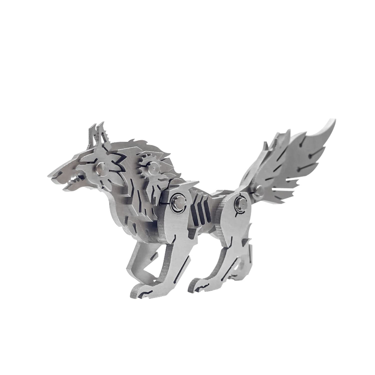 FILASLFT Metal Puzzles for Adults, Mechanical Wolf 3D Metal Puzzle