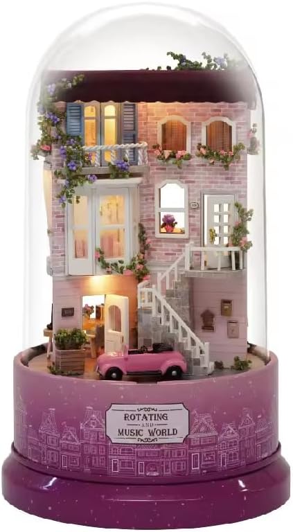 Miniature Wizardi Tiny Home Kit - Meet at the Corner Wooden Doll House Kit