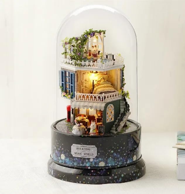 Miniature Wizardi Tiny Home Kit - Meet at the Corner Wooden Doll House Kit