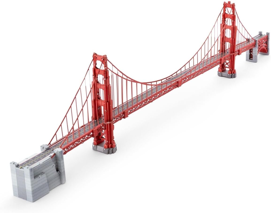 Metal Earth Premium Series Golden Gate Bridge 3D Metal Model Kit Fascinations