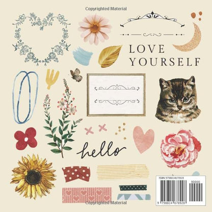 The Cut Out And Collage Book: One-Sided Decorative Art for Cut and Collage, Mixed Media, Junk Journal, Paper Crafts, and More