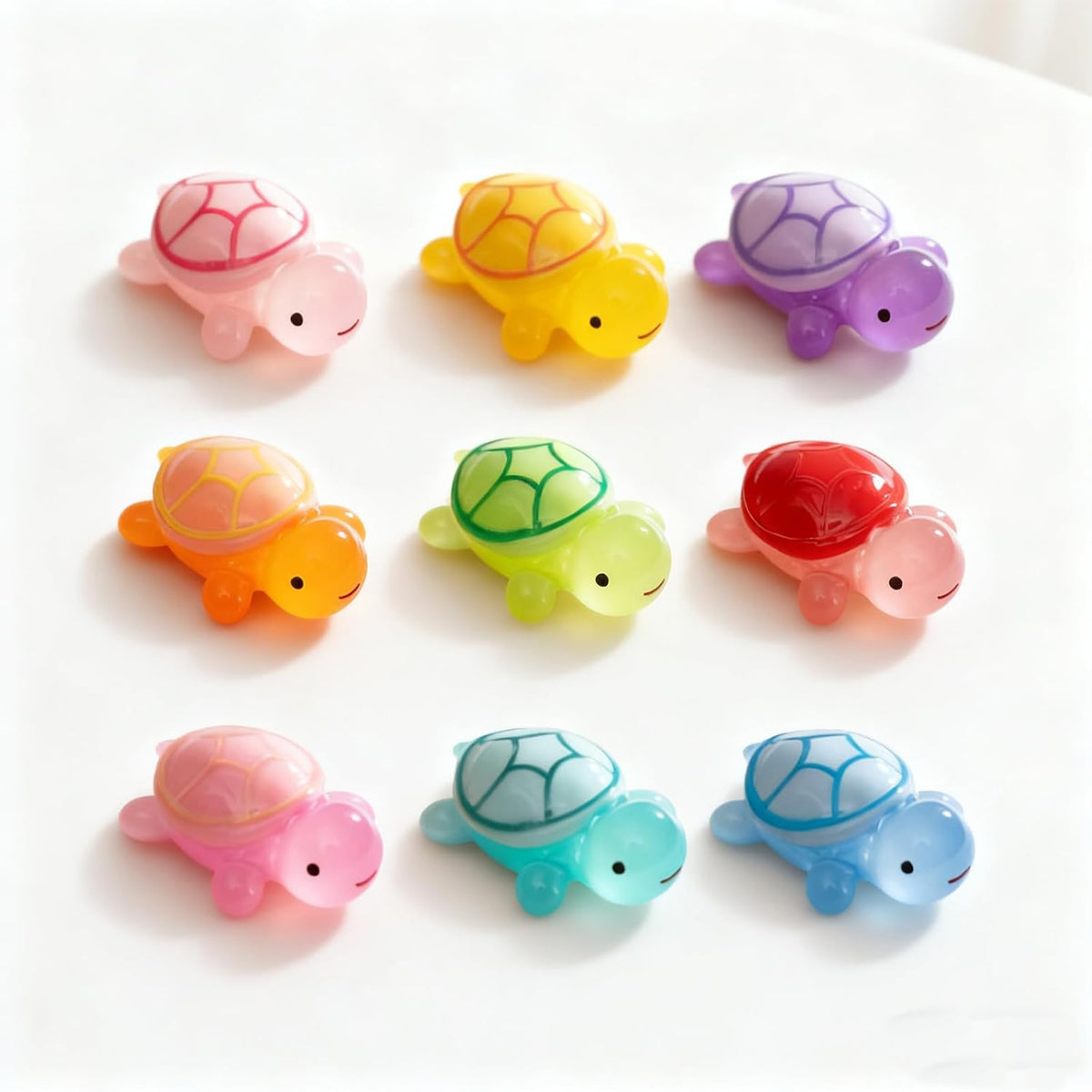 YRIHJIXQ 6Pcs Turtle Cute Animal Epoxy Resin Molds Silicone