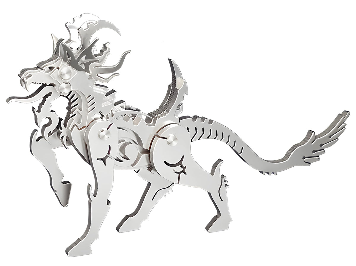 FILASLFT Metal Puzzles for Adults, Mechanical Wolf 3D Metal Puzzle