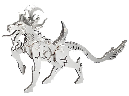 FILASLFT Metal Puzzles for Adults, Mechanical Wolf 3D Metal Puzzle