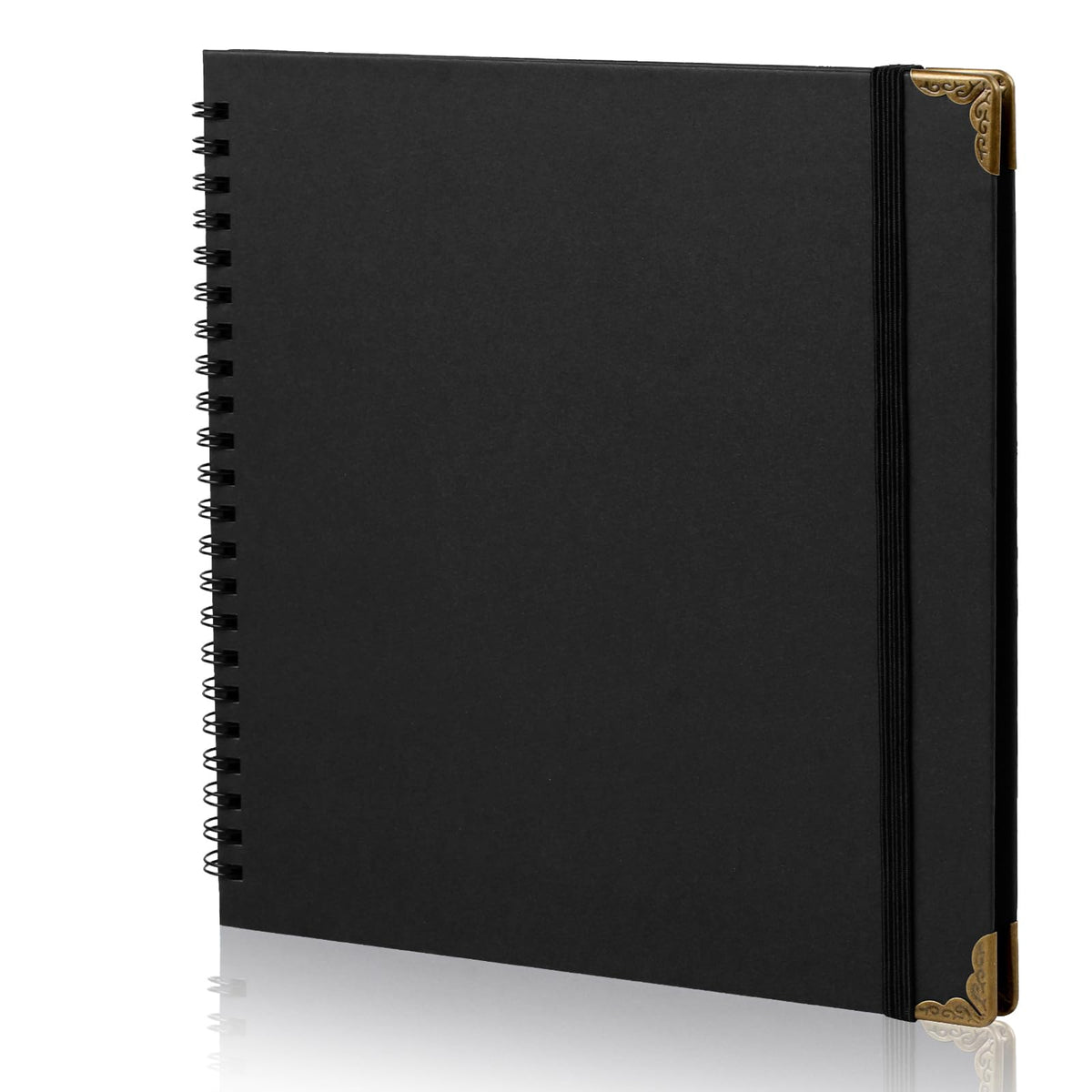 Joyberg Scrapbook 80 Pages, Scrapbooking Supplies 8 x 8 In, junk journal Album Suitable for Album Memory Book Wedding, Anniversary Family, DIY Craft Projects (Brown)
