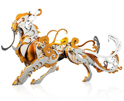 FILASLFT Metal Puzzles for Adults, Mechanical Wolf 3D Metal Puzzle