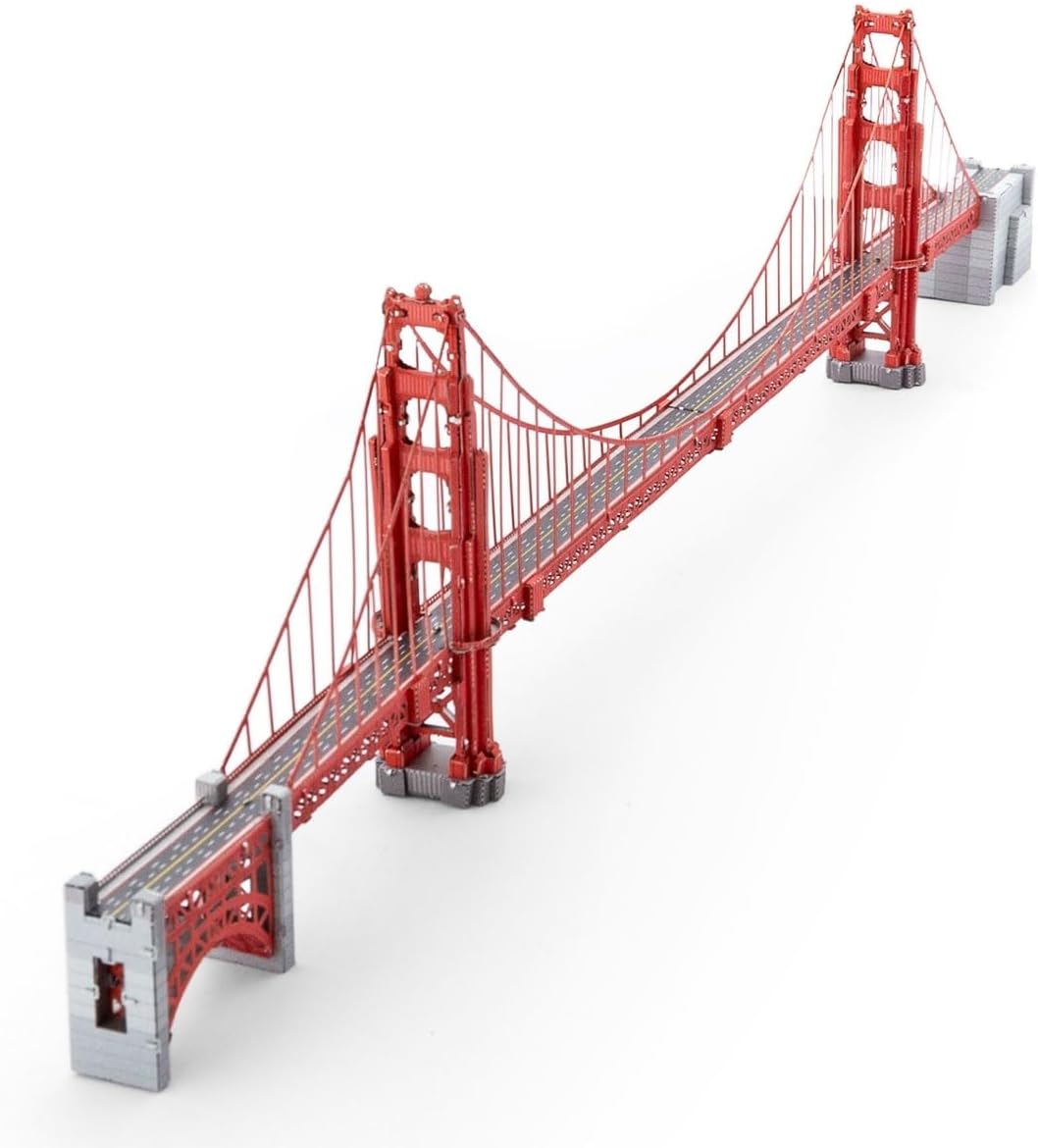 Metal Earth Premium Series Golden Gate Bridge 3D Metal Model Kit Fascinations