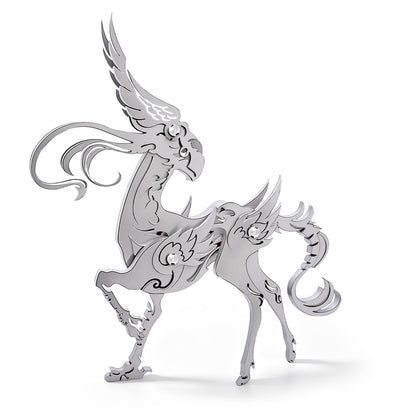 Orange Dream Cat Stainless Steel 3D Metal Puzzle Model Kit