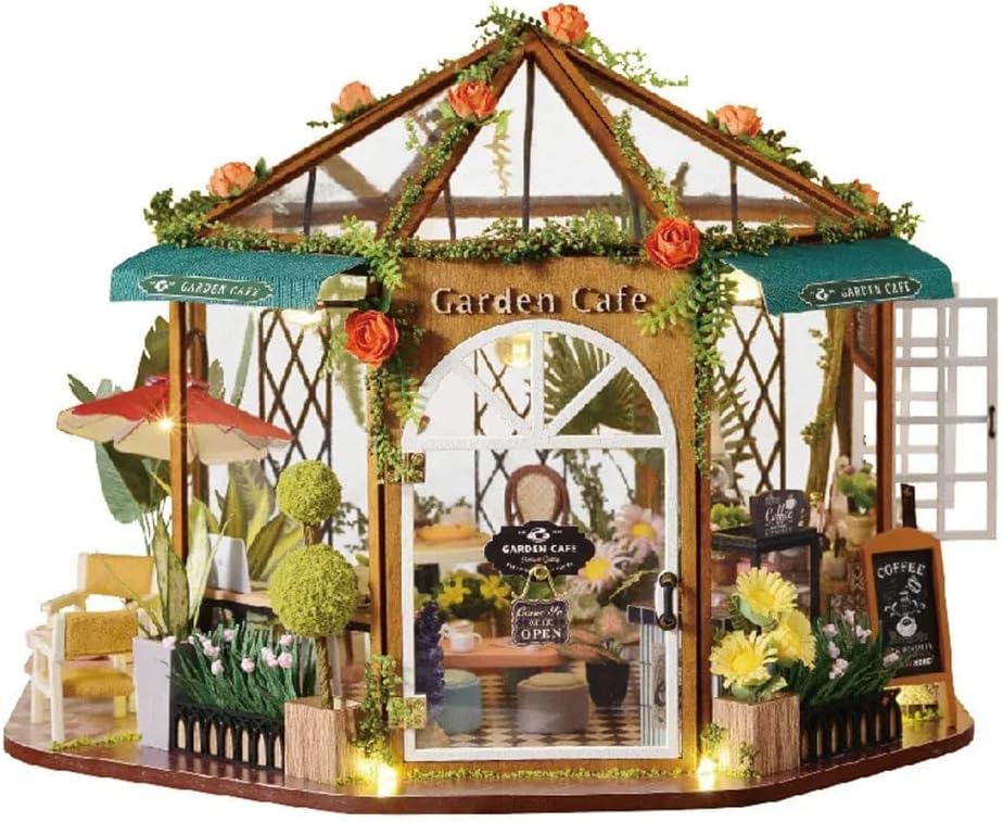 Miniature Wizardi Tiny Home Kit - Meet at the Corner Wooden Doll House Kit
