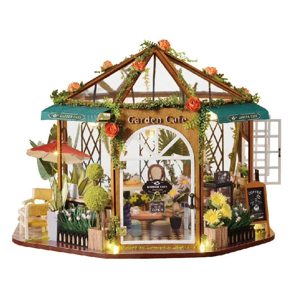 Miniature Wizardi Tiny Home Kit - Meet at the Corner Wooden Doll House Kit