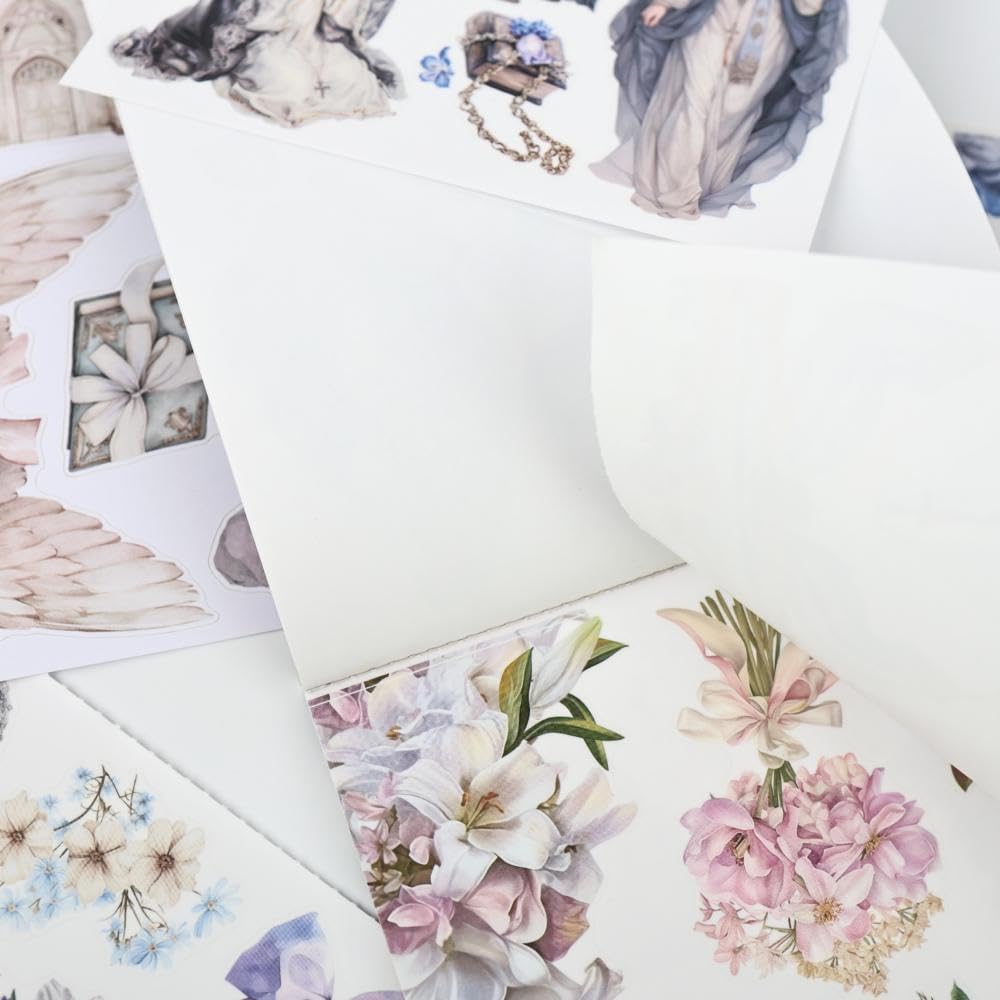 Christian Journal Sticker Book, A5 Pre-Cut Scrapbook Stickers