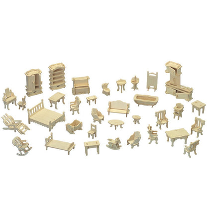 CUTEROOM 3D Puzzle House,Fantasy Villa Model Kit DIY Miniature Dollshouse