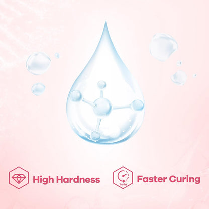 YIEHO 300g UV Resin Glue Crystal Clear, Hard UV Epoxy Resin for Crafting