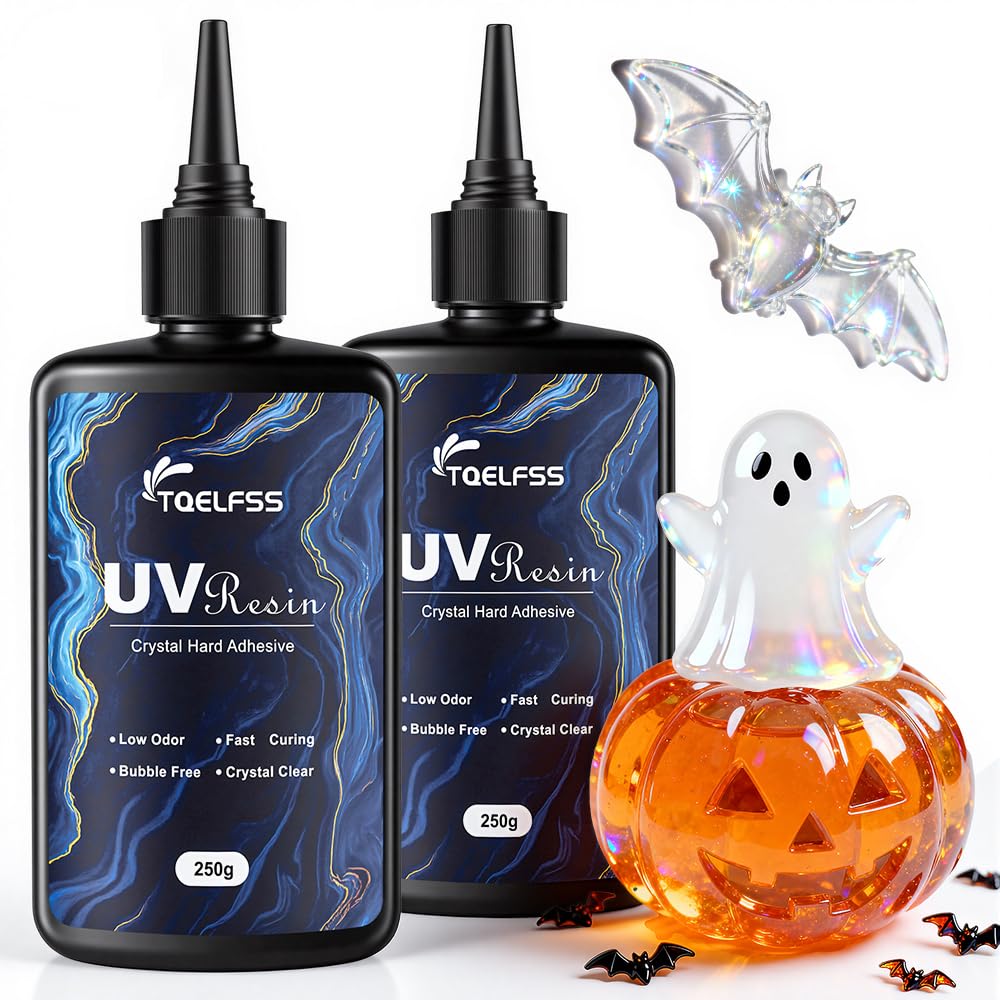 300g UV Resin Crystal Clear,Fast Curing (100 g*3)