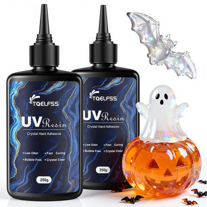 300g UV Resin Crystal Clear,Fast Curing (100 g*3)
