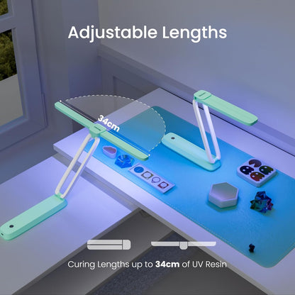 Resiners UV Resin Light, Rechargeable 3-in-1 Foldable UV Lamp, AirWave Pro