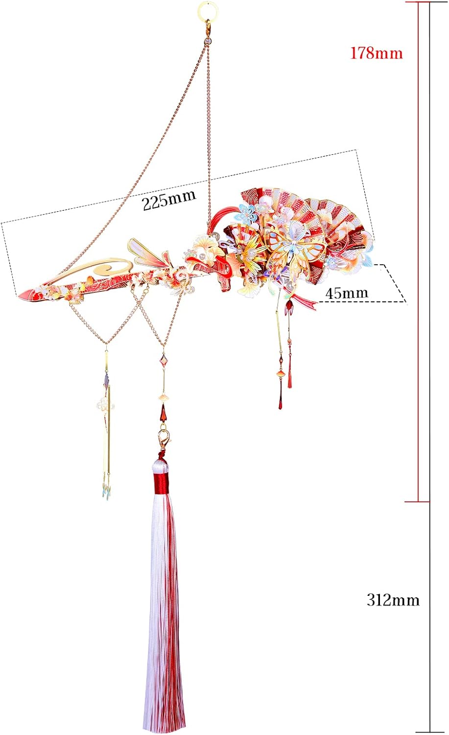 MU 3D Ginkgo Hairpin in SwordAdult Jigsaw Metal Puzzle Model Kits Building DIY Birthday Gift