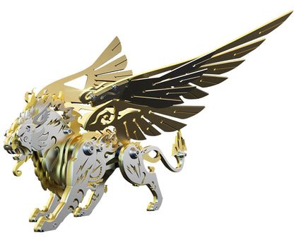 FILASLFT Metal Puzzles for Adults, Mechanical Wolf 3D Metal Puzzle