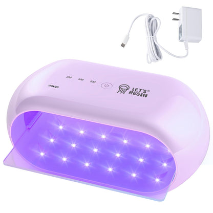 LET'S RESIN Two-Sided 36-LED UV Resin Light, 2/3/5-Min Timer