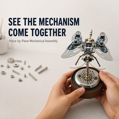 3D Metal Puzzles for Adults, Mechanical Model Building Kit for Home Decor