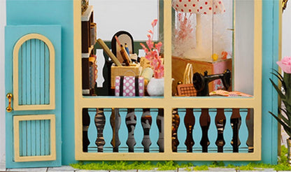 DIY Miniature Dollhouse Room Kit for Teens and Adults-Tailor Shop