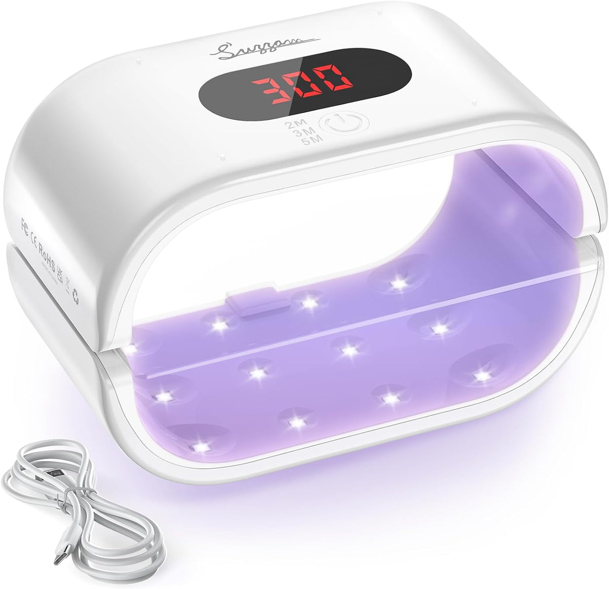 Suzzam 36W Double-Sided UV Light for Resin DIY Crafts