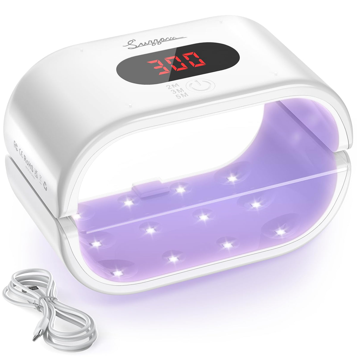Suzzam 36W Double-Sided UV Light for Resin DIY Crafts