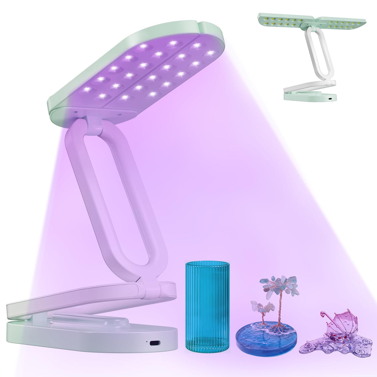 Suzzam 36W Double-Sided UV Light for Resin DIY Crafts