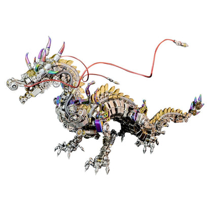 Metalkitor 3D Metal Puzzles for Adults, Giant Mantis Model Kit - Steampunk DIY Ornament - Assembly Jigsaw Crafts Brain Teaser - Perfect Room Decor and Gift Choice(1200+PCS, Purple)