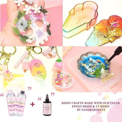 Clear UV Resin Soft Type 65ml 65g 2.3oz
