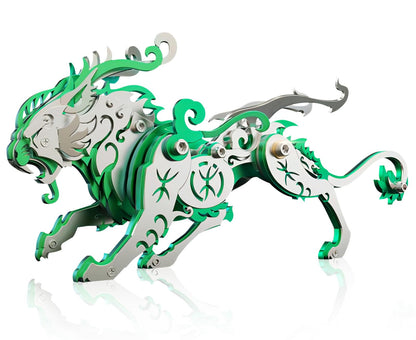 FILASLFT Metal Puzzles for Adults, Mechanical Wolf 3D Metal Puzzle