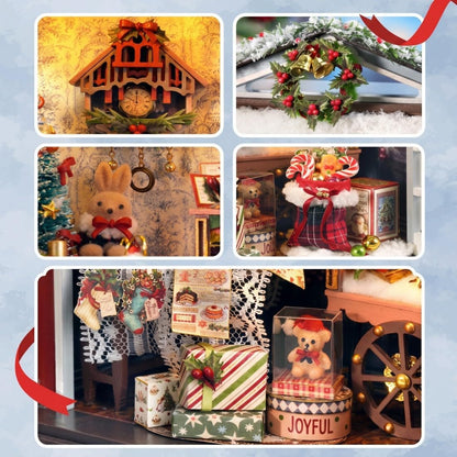 Storefront Miniature House, DIY 3D Wooden Miniature House Kit(Joyful Gatherings/Joyful Gatherings)