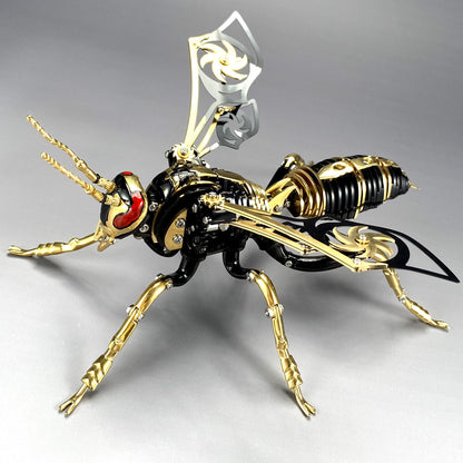 3D Metal Wasp Puzzles for Adults Model Kits Mechanical Building Blocks Difficult DIY Assembly for Men