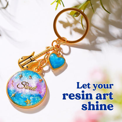 LET'S RESIN Pearlescent UV Resin, 10 Colors UV Resin Craft Kit