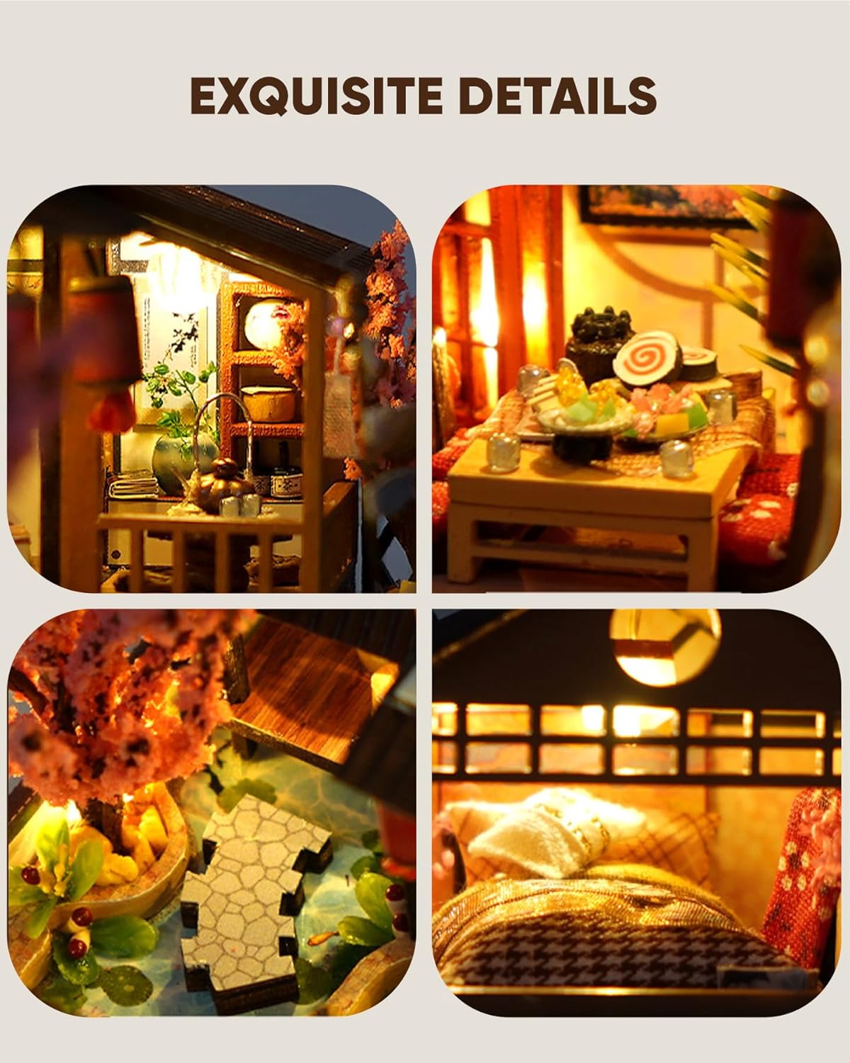 DIY Japanese Miniature House Kit Dollhouse Kit for Adults to Build