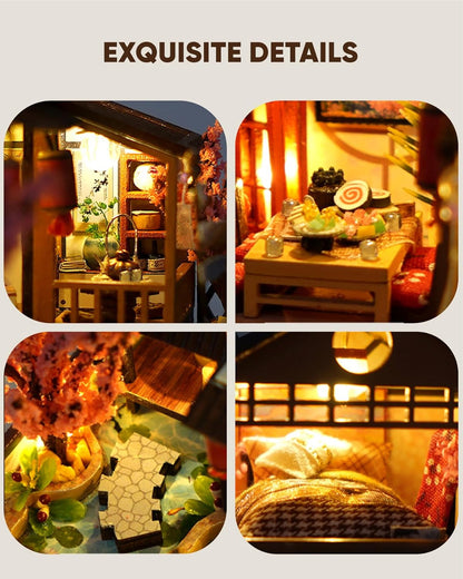 DIY Japanese Miniature House Kit Dollhouse Kit for Adults to Build