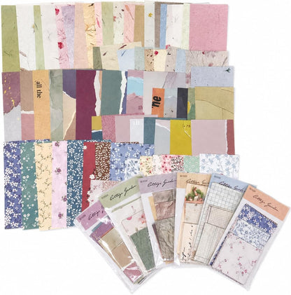 360 Sheets Vintage Scrapbook Paper, Junk Journal Supplies & Collage