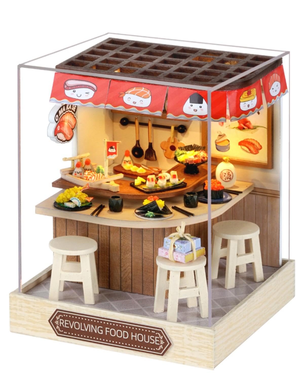 YSWOOD WORLD DIY Miniature House Kit, Creative Gift for Adults Teen