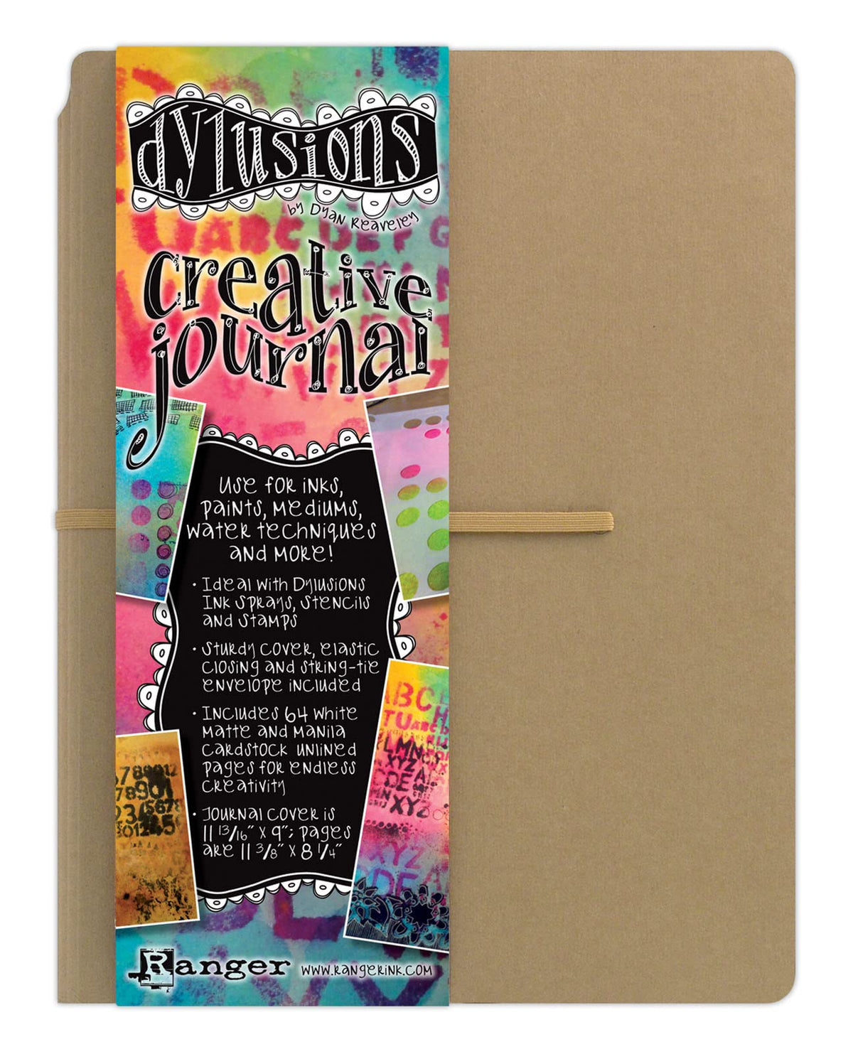 Ranger Dyan Reaveley's Dylusions Creative Journal, Kraft 11.75"X9"