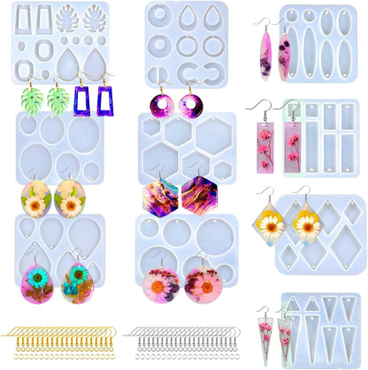 Earring Molds for Epoxy Resin,Resin Jewelry Molds