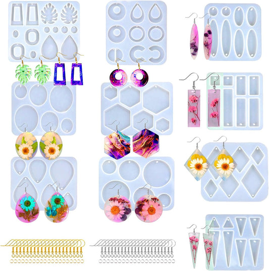 Earring Molds for Epoxy Resin,Resin Jewelry Molds