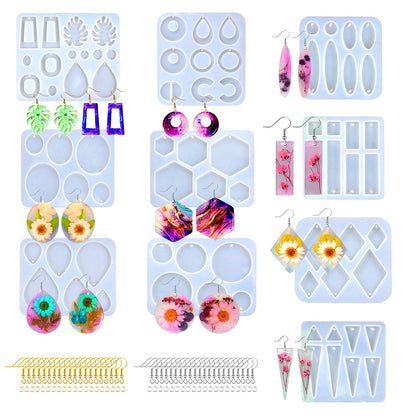 Earring Molds for Epoxy Resin,Resin Jewelry Molds