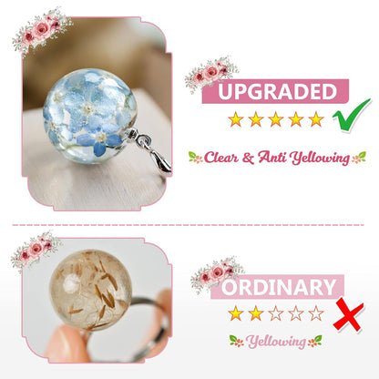 YIEHO 300g UV Resin Glue Crystal Clear, Hard UV Epoxy Resin for Crafting
