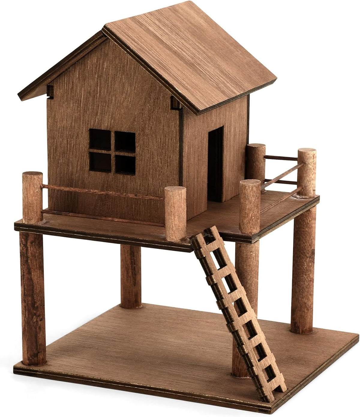 Timberwood Mini Treehouse for Indoor Plant Pots, Fairy Gardens