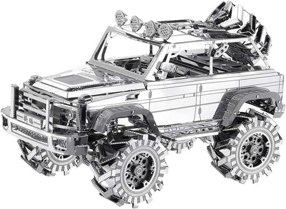 Piececool 3D Metal Puzzle for Adult SUV Car Model Kits, Vehicle Car Models Building Kit, Brain Teaser 3D Puzzle DIY Craft Kits, Birthday, 157 Pcs