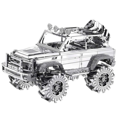 Piececool 3D Metal Puzzle for Adult SUV Car Model Kits, Vehicle Car Models Building Kit, Brain Teaser 3D Puzzle DIY Craft Kits, Birthday, 157 Pcs