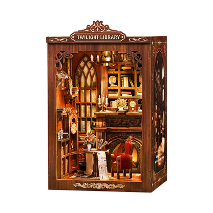 DIY Miniature Dollhouse Kit, 3D Wooden Puzzle Coffee Shop Model, Creative Mini Cafe Building Set with Furniture, Arts and Crafts Gift for Adults & Teens (Country Cafe)