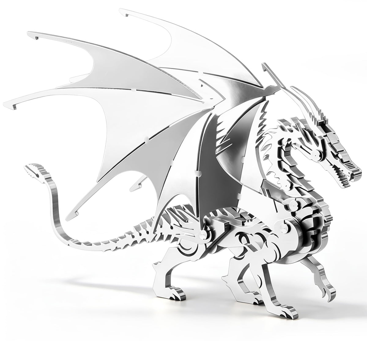 FILASLFT Metal Puzzles for Adults, Mechanical Wolf 3D Metal Puzzle