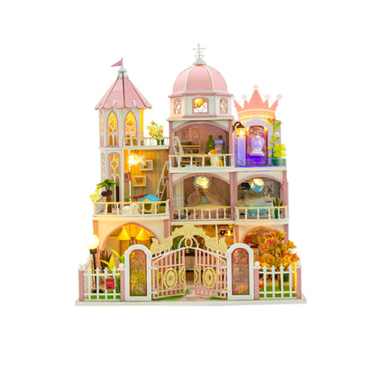 DIY Miniature Dollhouse Kit, 3D Wooden Puzzle Coffee Shop Model, Creative Mini Cafe Building Set with Furniture, Arts and Crafts Gift for Adults & Teens (Country Cafe)